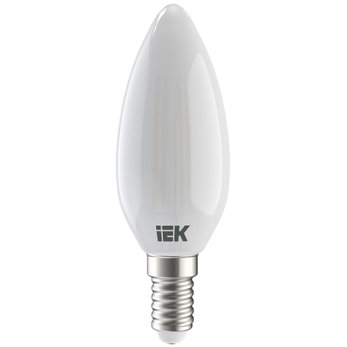 Лампа светодиодная IEK С35 Свеча FR Е14 220В 7Вт 805Лм 4000К картинка 